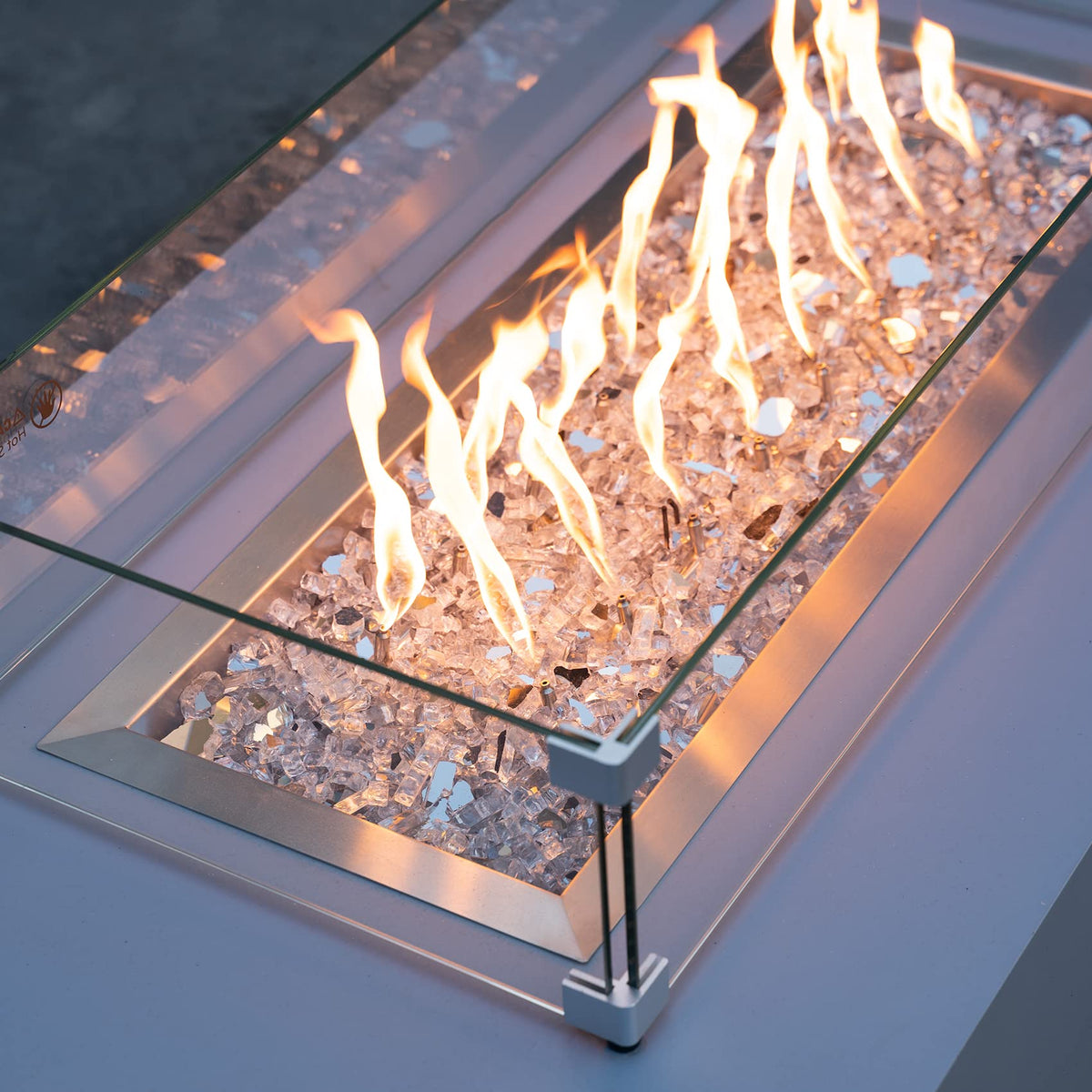 Stanbroil fire glass beads provide lava-rock replacement with a sleek finish