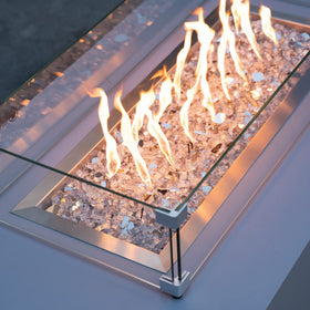 Stanbroil fire glass beads provide lava-rock replacement with a sleek finish