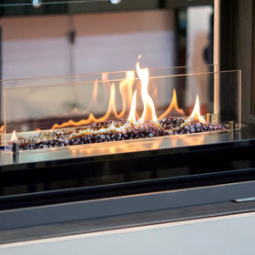 Stanbroil glass drops replacement for lava rock, cleaner look.
