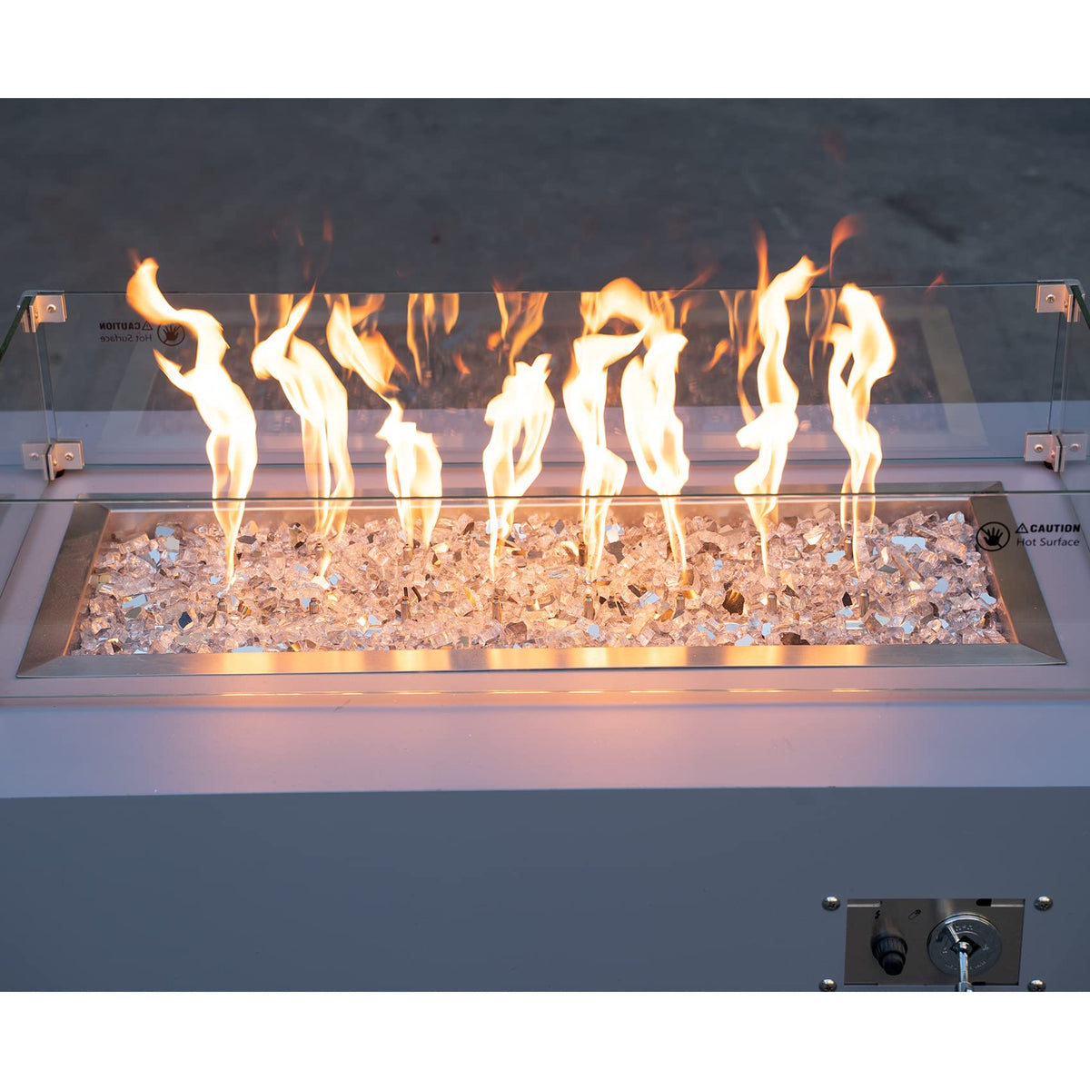 Stanbroil fire glass is easy to install and clean by rinsing with vinegar and water.