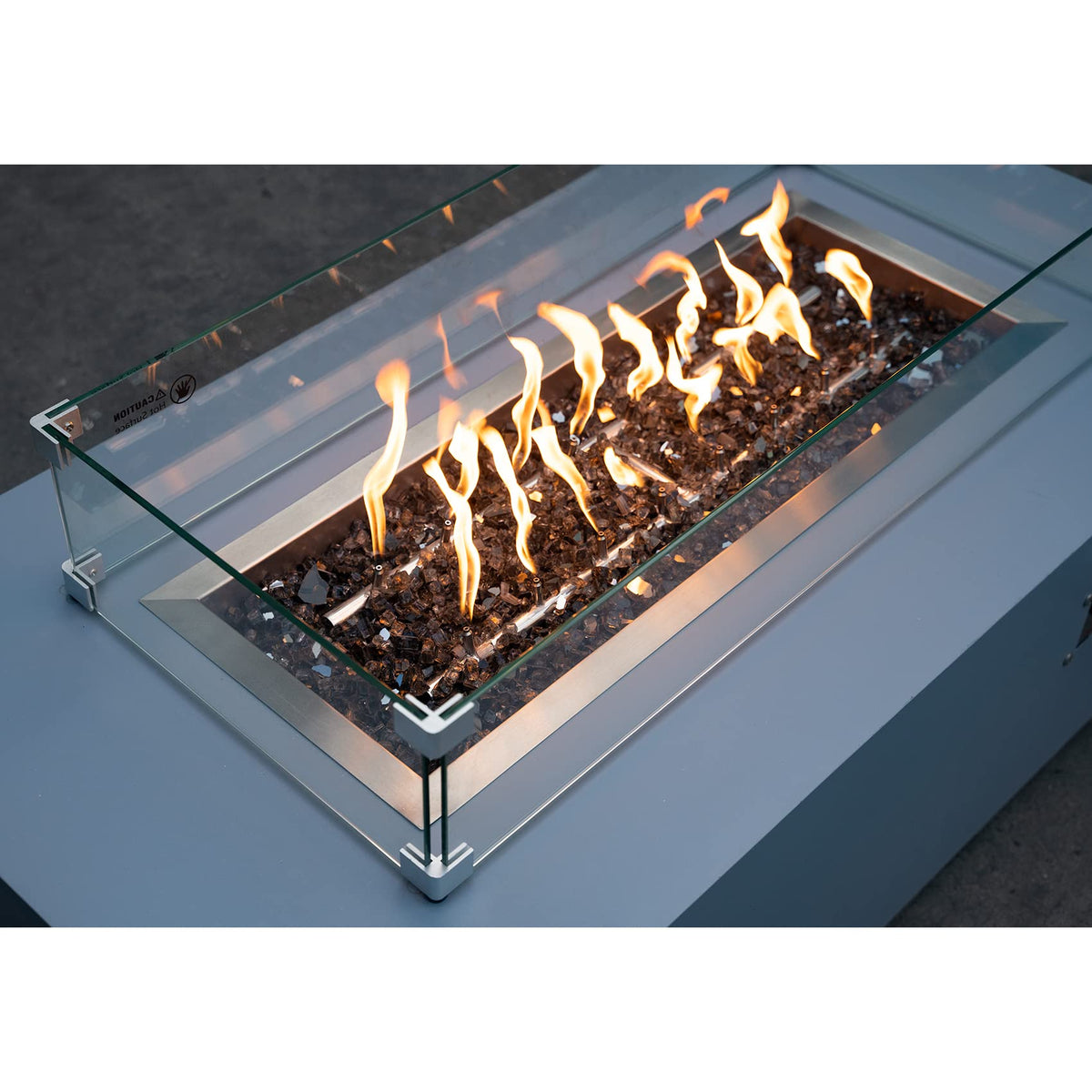 Stanbroil polished fire glass beads offer easy maintenance