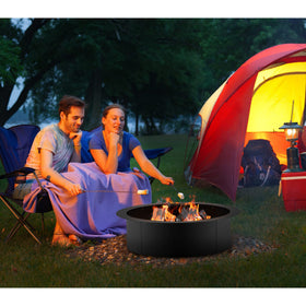 Stanbroil fire pit ring portable design lets you move to campsites