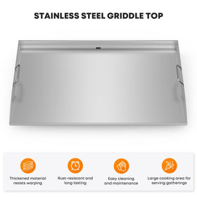 Stanbroil heavy-duty construction resists warping on outdoor grills