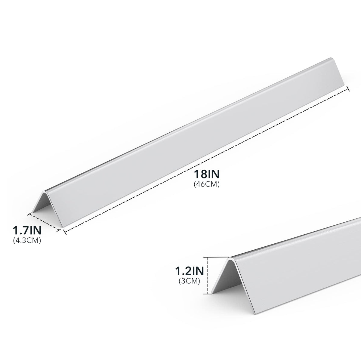 Stanbroil flavorizer bars heat-distribution design helps uniform cooking.