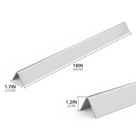 Stanbroil flavorizer bars heat-distribution design helps uniform cooking.