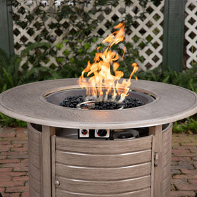 Stanbroil glass beads in an attractive onyx finish for gas log sets