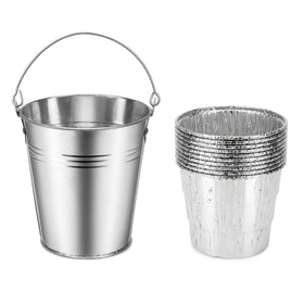 Stanbroil grease bucket replacement with liner pack for easy cleanup during grilling
