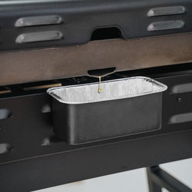 Stanbroil griddle accessory enabling effortless grease collection and cleanup.