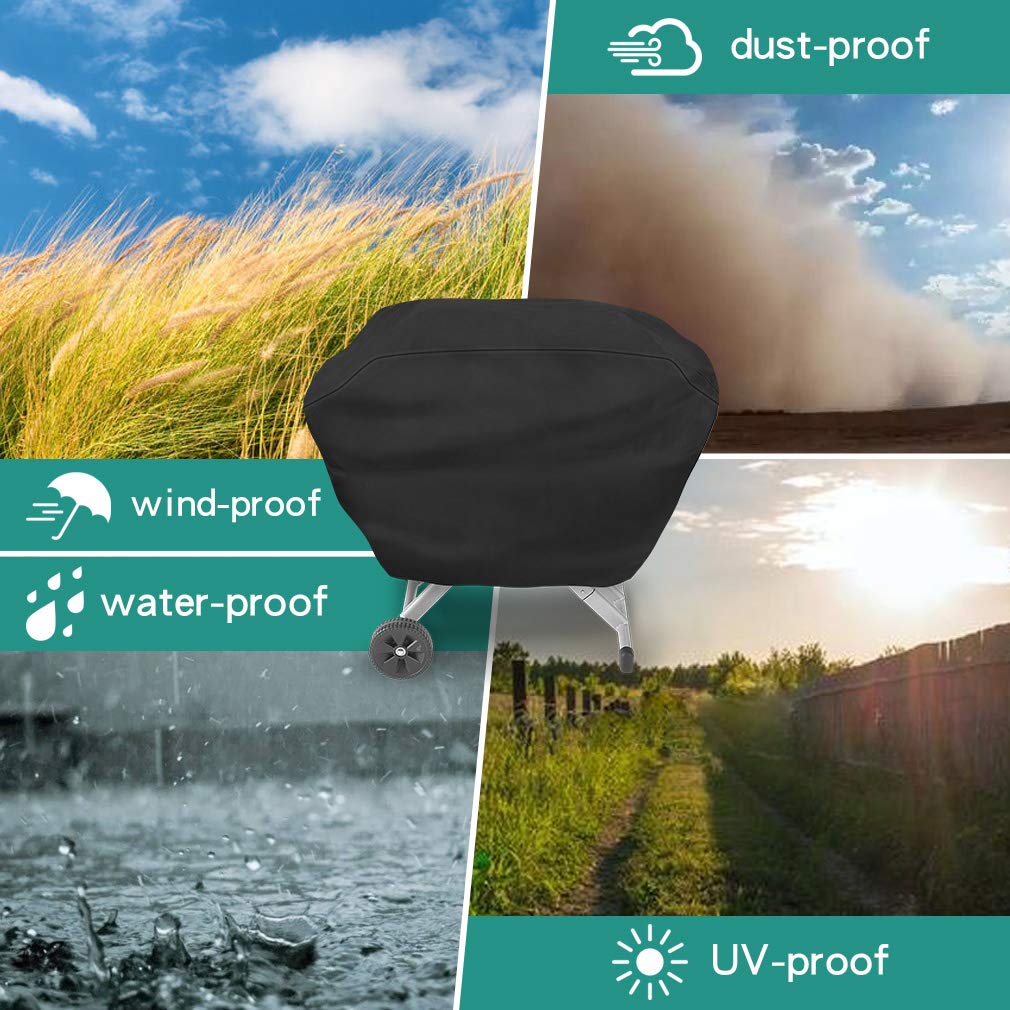 Close up of Stanbroil PVC coating demonstrating waterproof rain resistance.