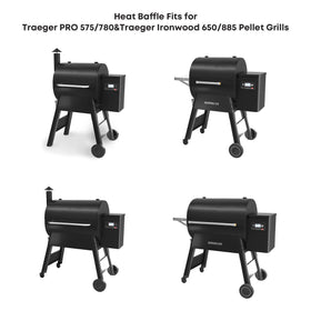 Stanbroil heat diffuser measures 11 in by 6 in by 5 in for fit