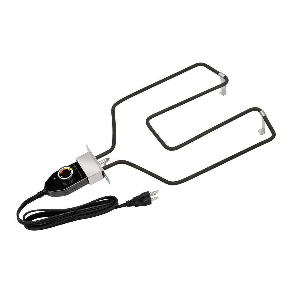 Stanbroil 1500W heating element demonstrates quick preheat for smokers.