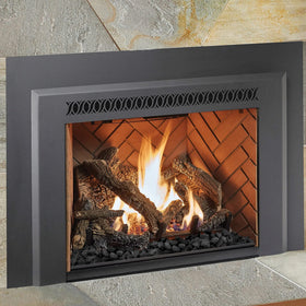 Stanbroil lava rock granules in a gas fire feature deliver long-lasting ambiance.