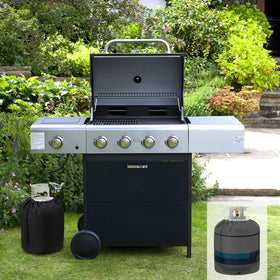 Stanbroil 20lb tank fit highlighting compatibility with standard cylinders.