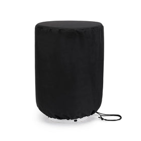 Stanbroil propane tank cover with top table converts tank into handy surface.