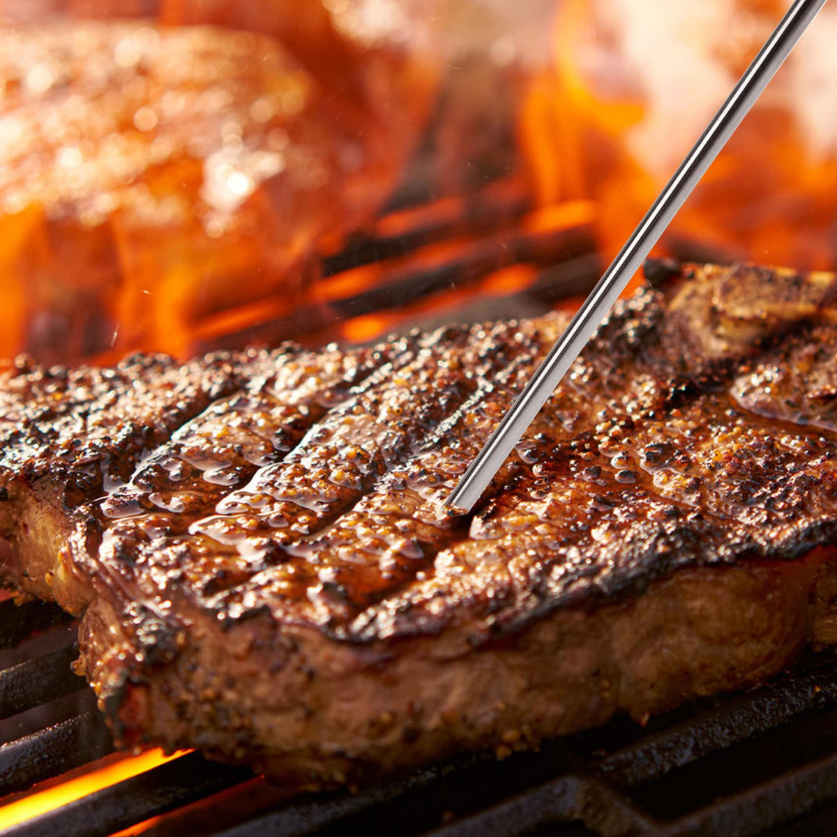 Stanbroil replacement probe for Pit Boss smokers and grills.