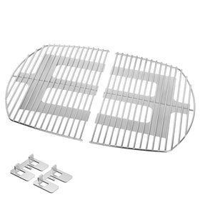 Stanbroil solid-rod stainless steel grill grates for Weber Q300 with even heat