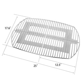 Stanbroil solid-rod stainless steel grill grates for Weber Q320