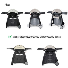 Stanbroil solid-rod stainless steel grill grates for Weber Q3200