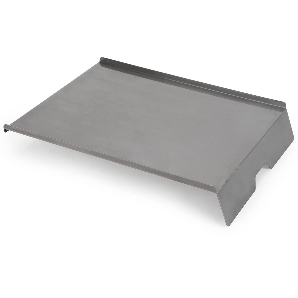 Stanbroil steel drip pan under grill enabling indirect cooking