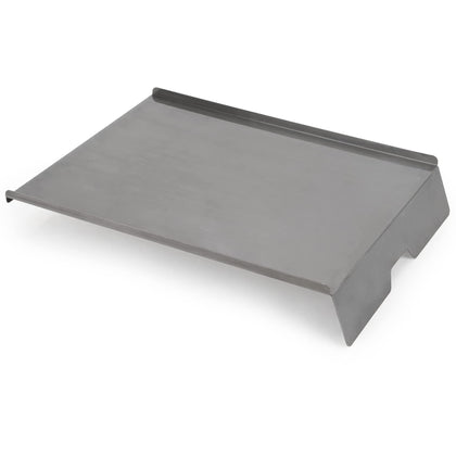 Stanbroil steel drip pan under grill enabling indirect cooking