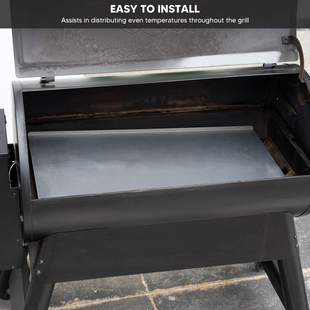 Stanbroil Texas Elite heat diffuser helps maintain steady temperatures
