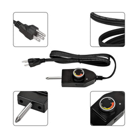 Stanbroil adjustable-thermostat-controller enables precise cooking temps.