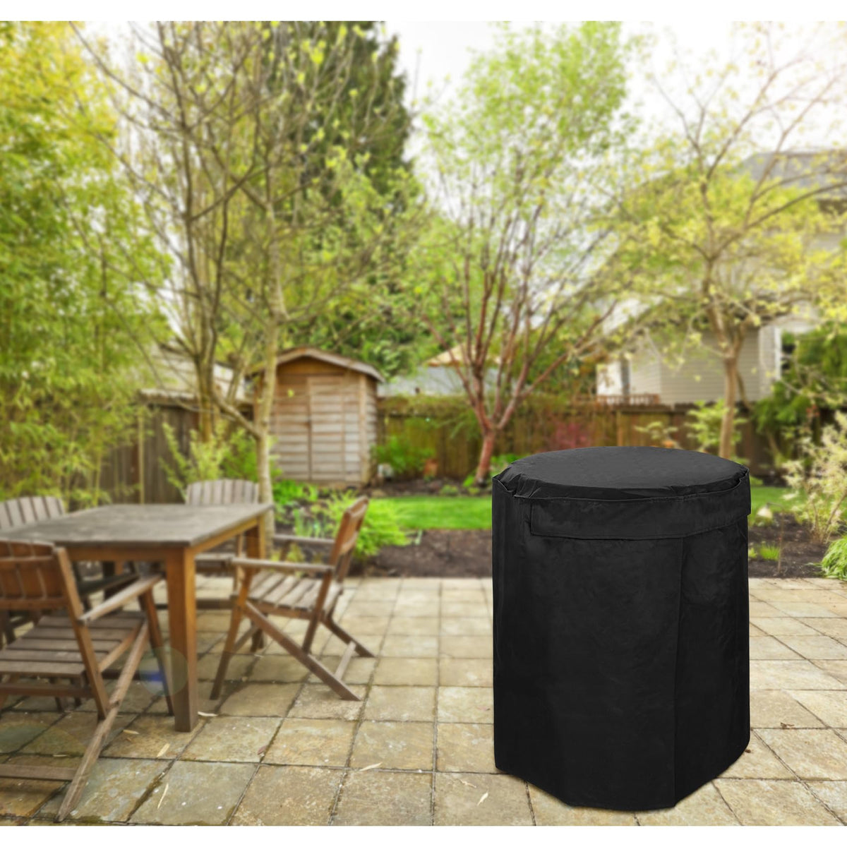 Note that the 3-in-1 rack cannot fit under the Stanbroil cover