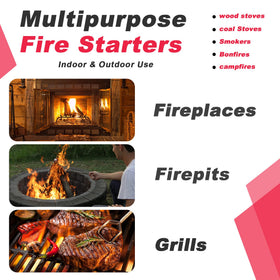 Stanbroil waterproof fire starters closeup highlighting reliability in damp conditions