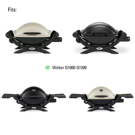 Stanbroil Weber Q1200 regulator mount showing secure attachment.