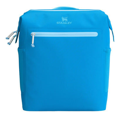 STANLEY All Day Madeleine Midi Cooler Backpack with doctor-bag hinge top keeps items organized.
