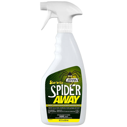 Star Brite Spider Away bottle front view ready to deter spiders safely around home.
