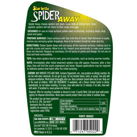Star Brite Spider Away spray action applying to cracks to deter pests non-poisonously.