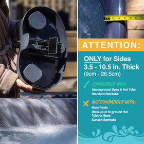 Star Splash rust-resistant stainless steel accents on a sturdy frame