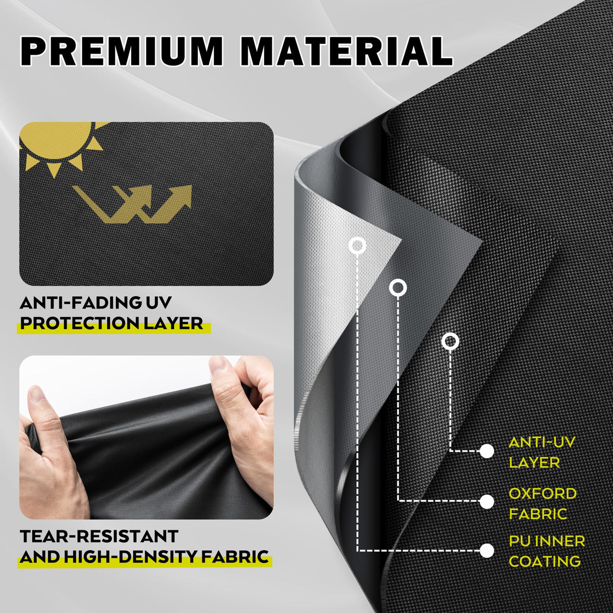 Starcrew griddle cover anti-tear material resisting wind wear