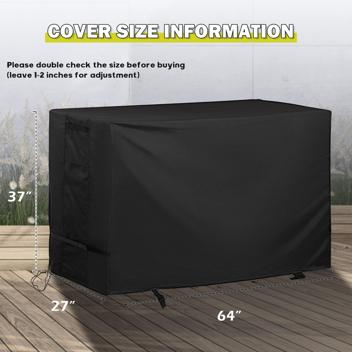 Starcrew griddle cover for Royal Gourmet GB8001B/GB8003 with inner PU protection