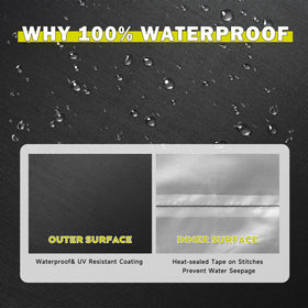 Starcrew griddle cover with waterproof coating blocking moisture