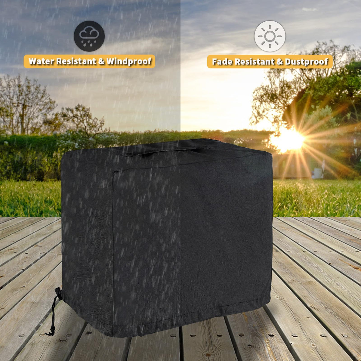 Starcrew cover is easy to wipe clean after outdoor cooking sessions.