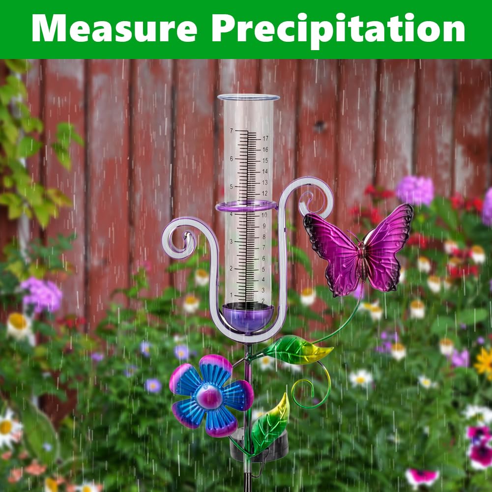 Stargarden yard-friendly rain measure for planning watering in yard and garden