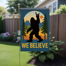 Starlit Patio Double-sided flag ensures visibility from both sides in yards