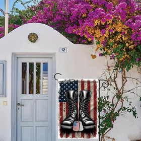 Starlit Patio double-sided flag—visible from all angles for outdoor setups