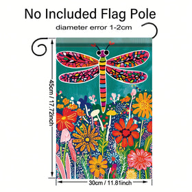 Starlit Patio welcome flag for front porch or yard decor.