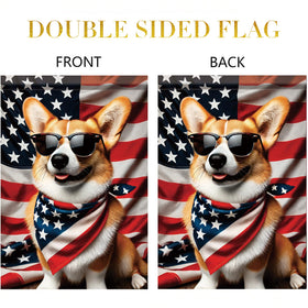 Starlit Patio patriotic flag ideal for Fourth of July displays.