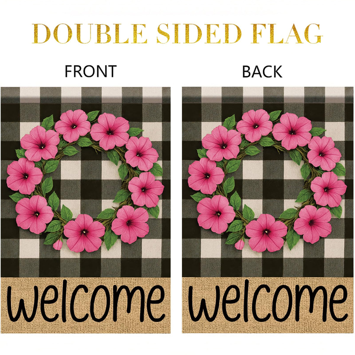 Starlit Patio flag for porch, lawn, and entryway decoration