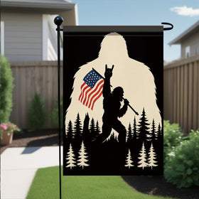 Starlit Patio 12x18 flag fits lawn or fence displays