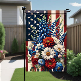 Starlit Patio Saoplasa weather-resistant double-layer polyester flag ready for outdoors.