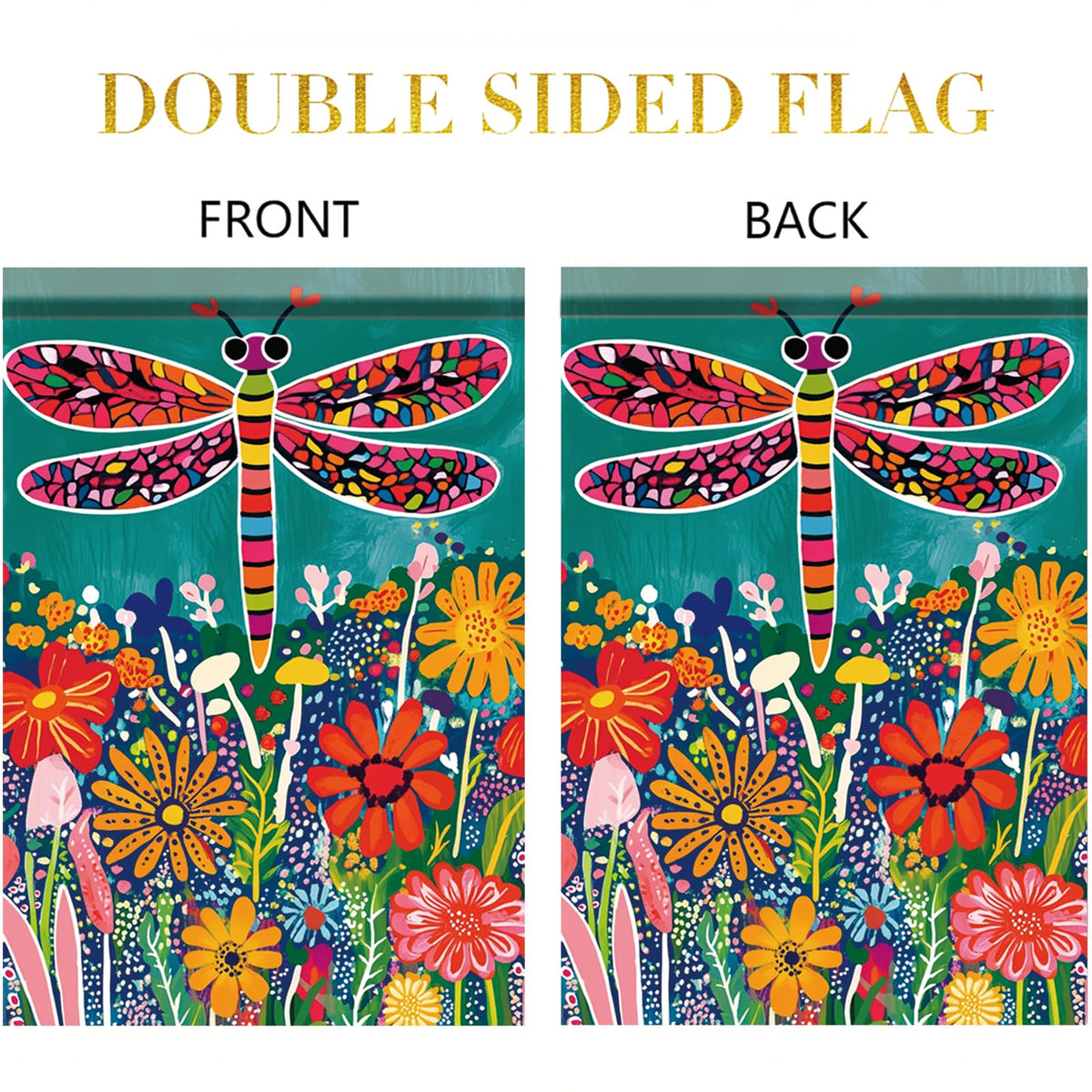 Starlit Patio garden flag ideal for spring and summer displays.