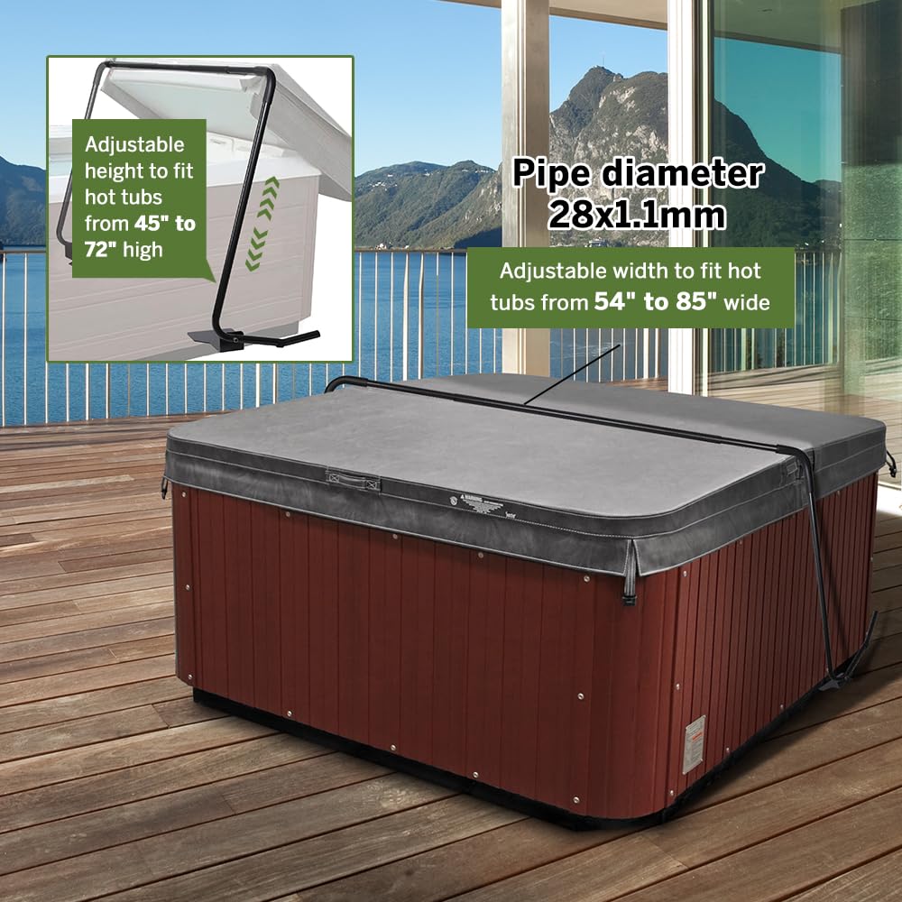Starmist adjustable-width model fits 53.5 to 80 inches for versatile setups.