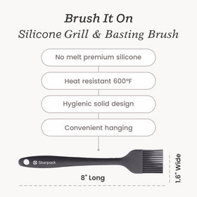 StarPack Home Brush It On is nonstick-safe and protects ceramic cookware.