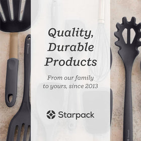 StarPack Home Brush It On features a one-piece construction to prevent bristle shedding.