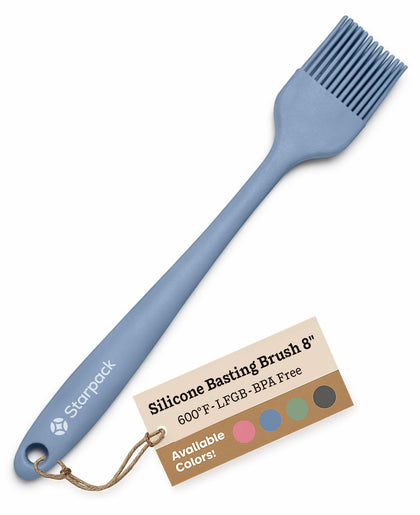 StarPack Home Brush It On basting brush silicone body, top view highlighting heat resistant silicone.